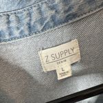 Z Supply  NEW LIGHT DENIM MINI DRESS Large Photo 4