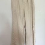 Hollister Holistic ultra high rise livvy pants wide leg linen size medium long neutral Photo 0