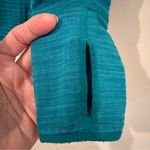 FILA Sport Running Jacket Women's Small Green Thumbholes Half Zip Stretch Photo 3