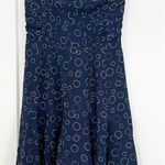 American Eagle New  Size 2 Blue, Cream, Pink Strapless Mini Dress Photo 0