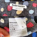 Reformation  Top Cuba Party Travel Vacation Polo Button-Down Fiesta L NWT Photo 2