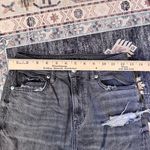 American Eagle  Women’s High Waisted Faded Black Distressed Jeans Size 2 Short Photo 9