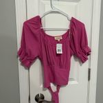 Dry Goods  Pink Wrap Top Photo 0