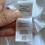 Rails NWT- Amaya White Tiered Linen Blend MIDI Dress- Size Small Photo 9