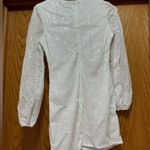 Long sleeve sequined homecoming dress size small White Photo 1