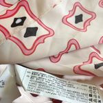 ZARA  Pink Geometric Print Long Sleeve Resort Travel Vacation Maxi Dress XS NWT Photo 12