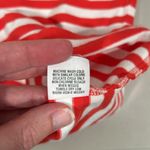 Joan Vass  Red and White Striped 3/4 Sleeve Top Size (2) Large EUC Photo 8