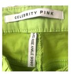 Celebrity Pink Womens Stretch Mid-rise Ankle Skinny Jeans Green Size 7/28 NWT Photo 2