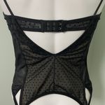 Adore Me  black dotted bustier with clips medium Photo 4