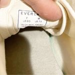 Everlane  Size 9.5 Organic Cotton Sneakers Womens Off White Unbleached Rubber Photo 5