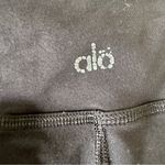 Alo Yoga ALO Black Cropped Button Leggings Photo 3