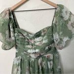 Abercrombie & Fitch  Emerson Off-The-Shoulder Drama Organza Maxi Dress Size MT Photo 6