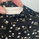 Altar'd State Altar’d State black dark floral long sleeve ruffle faux wrap mini dress size S Photo 7