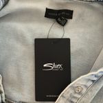 Silver Jeans Co. Women's Denim Jacket (Shacket), Medium, Washed Blue, NWT Photo 10