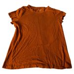 Banana Republic Burnt Orange Basic T-Shirt Photo 0