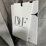 Diane Von Furstenberg  TAUPE GREY PLAXICO JACKET NWT, Size 12, Blazer Photo 7