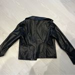 Bagatelle cropped black leather motorcycle jacket Photo 5