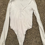 Arie white bodysuit Size M Photo 0