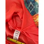 City Triangles NWT City Triangle Blue Orange Southwestern Print Handkerchief Hem Midi Dress XL Photo 5