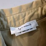 Lyn Around Yellow Tan Large Collared Sleeveless Tiger Embroidered Dress Size 4 Photo 7