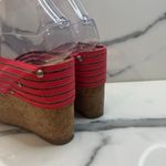 Lucky Brand NWOB Women's Coral Cross Strap Cork Wedge Miller Sandals Sz 7.5 Photo 3