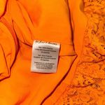 For Love & Lemons Jamie mini dress orange lace size medium Photo 5