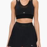 Alo Yoga Aces Tennis Pleated Skirt with inner Short in Black, Size XS, NWT Photo 1