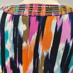 Colorful Patterned Mini Dress Black Size XL Photo 5