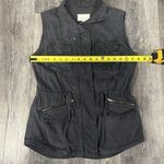 Caslon  Petite XS dark blue grey utility vest cotton blend versatile styling NWOT Photo 9