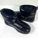 UGG Classic Mini Mirror Ball Bootie Sequin Ankle Boots Black 6 US NEW Photo 10