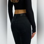 Cotton Citizen Naomi Skinny Flared Leg Jean Women’s Black Size 28 Photo 2