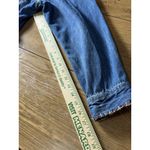 Sara Studio Y2K Jean Jacket Women XL Blue Studded Art Boho Embroidered Hippie Photo 13