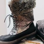 Lane Bryant water snow boots fur tie size 9 W Photo 2