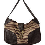Jessica Simpson  Brown Zebra Handbag Photo 0