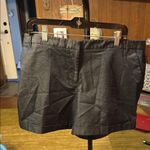 Attention Black Bermuda Shorts Tailored Knee-Length Photo 2