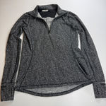 Lululemon  Athletica‎ quarter Zip Pullover Long Sleeve Top Womens Black Pattern 4 Photo 0