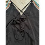 Nanette Lepore NWT  Tribal Beat Romper Black Swim Coverup Size‎ S Photo 8