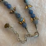 Blue Aventurine Crystal bracket with butterfly charms. Photo 2