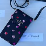 Kate Spade Staci Ditsybud Flap Phone Crossbody- Black Multi Photo 0