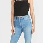 Rachel Roy RACHEL Crop Top Black Reva Top Sz L NWT Sleeveless Square Neck Photo 2