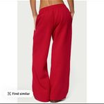 Edikted  Red Sweatpants Photo 2