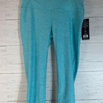 vogo athletica NWT capri Leggings Size Large Women’s Athletic Aqua Blue Photo 0