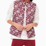 Kate Spade So Foxy Reversible Quilted Snap Front Vest Floral NWT Women's Size XL Photo 0