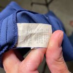 Theory  Wool Blend Blue Round Neckline KneeLength Sleeveless Shift‎ Dress Size 6 Photo 4