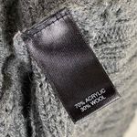 Avenue Chic Grey Knit Short Sleeve Button Front Cardigan Sweater Size 18/20 Photo 3