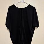 Bar III Black Relaxed Boxy Tee Photo 6