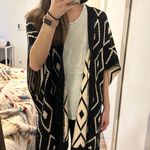 Forever 21  Aztec Fringe Cardigan Shawl Size S NWT Photo 0