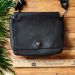 Disney  Mickey Icon Black Faux Leather Crossbody Bag – Adjustable Strap Photo 8