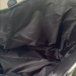 Victoria's Secret CANVAS TOTE WEEKENDER GYM BEACH BAG WHITE BLACK ROPE HANDLE NWT Photo 4