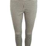 Uniqlo Black White Gingham Check Mid Rise Skinny Stretch Pockets Ankle Pants S Photo 0
